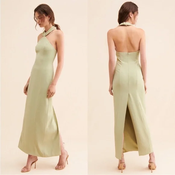 ronny kobo green halter dress Tilly Dress – Ronny Kobo main image 1